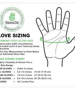 Handson handsker størrelsesguide