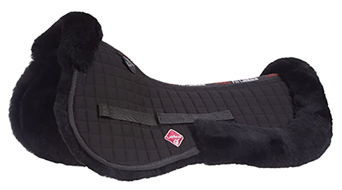 LeMieux Lammepad (Halfpad) - L(17.5"), Sort/Sort