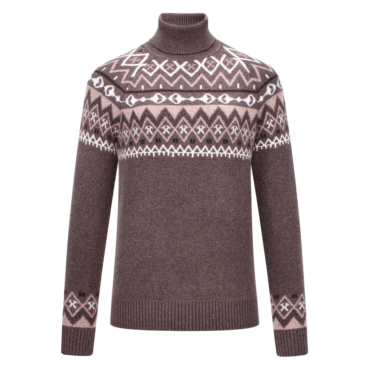 HV Polo Dyanne rullekrave sweater, Wood/Brun